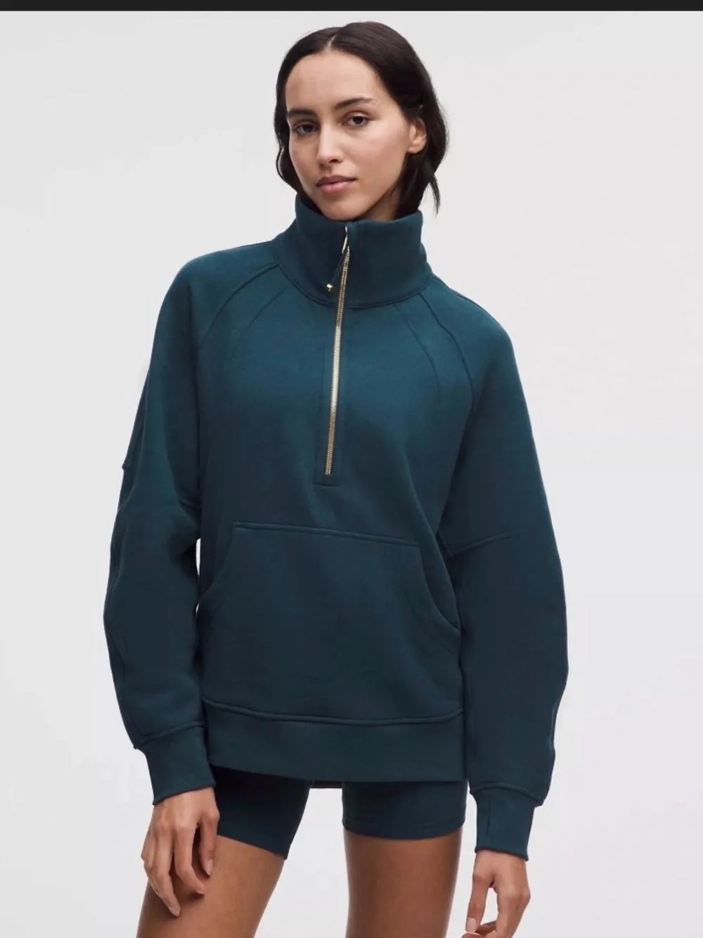 lululemon athletica Scuba Half-Zip Pullover Indochine M/L - Picture 1 of 5
